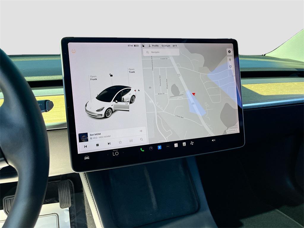 used 2022 Tesla Model 3 car, priced at $23,695