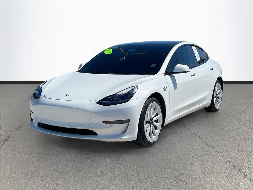 used 2022 Tesla Model 3 car, priced at $23,695