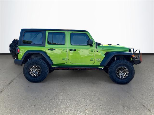 used 2018 Jeep Wrangler Unlimited car, priced at $23,393