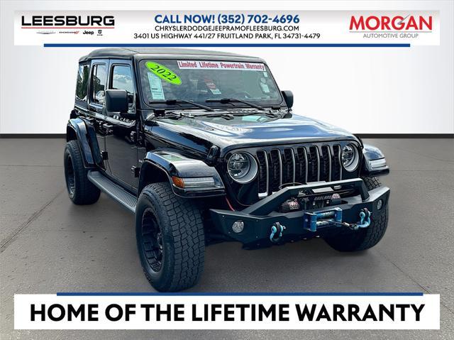 used 2022 Jeep Wrangler Unlimited car, priced at $34,993