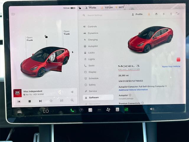 used 2020 Tesla Model 3 car, priced at $26,420