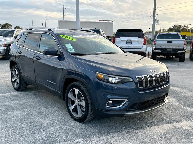 used 2021 Jeep Cherokee car, priced at $22,956