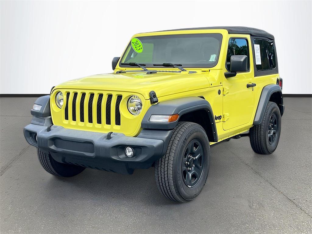 used 2023 Jeep Wrangler car, priced at $27,894