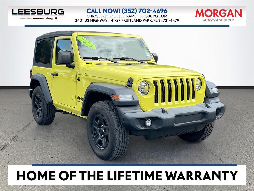 used 2023 Jeep Wrangler car, priced at $27,894