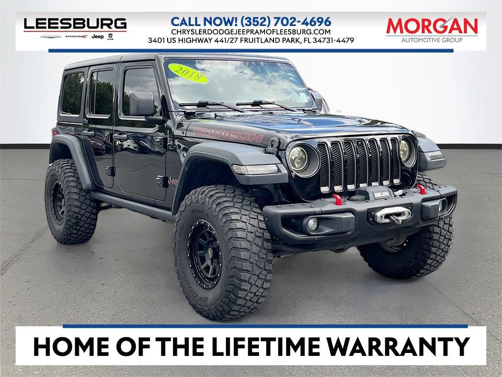 used 2018 Jeep Wrangler Unlimited car, priced at $30,591