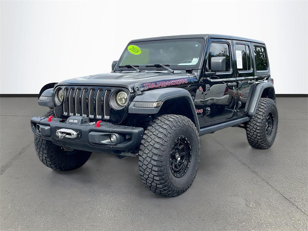 used 2018 Jeep Wrangler Unlimited car, priced at $30,591