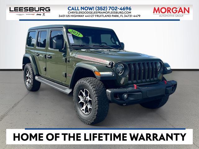 used 2021 Jeep Wrangler Unlimited car, priced at $37,472