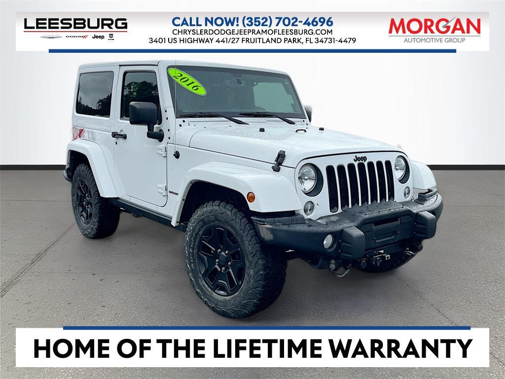 used 2016 Jeep Wrangler car, priced at $16,429