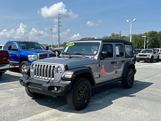 used 2018 Jeep Wrangler Unlimited car, priced at $22,390