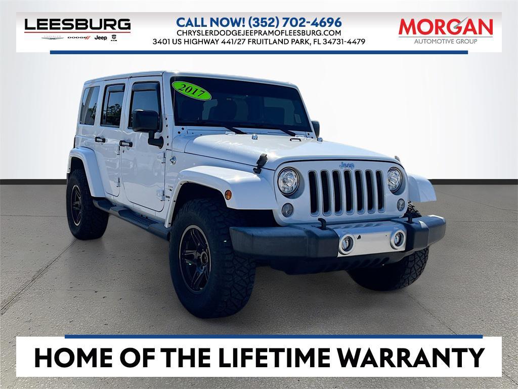 used 2017 Jeep Wrangler Unlimited car, priced at $21,995