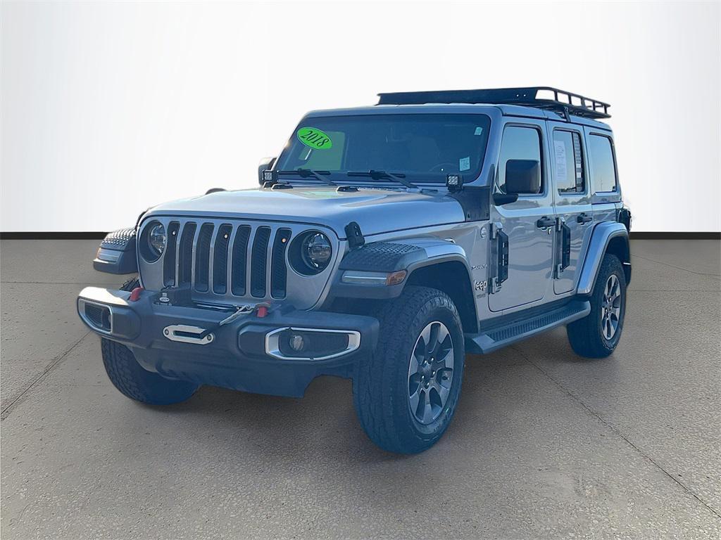 used 2018 Jeep Wrangler Unlimited car, priced at $23,458