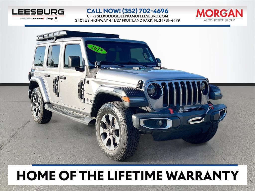 used 2018 Jeep Wrangler Unlimited car, priced at $23,458