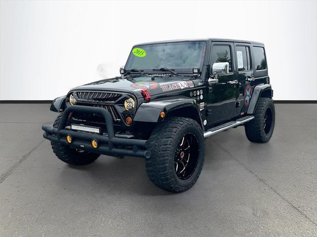 used 2015 Jeep Wrangler Unlimited car, priced at $21,990