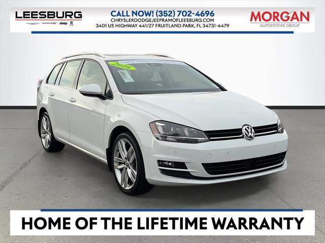 used 2016 Volkswagen Golf SportWagen car, priced at $10,591