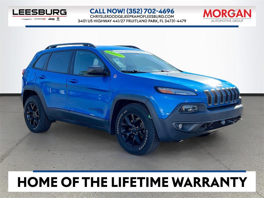 used 2017 Jeep Cherokee car, priced at $14,474