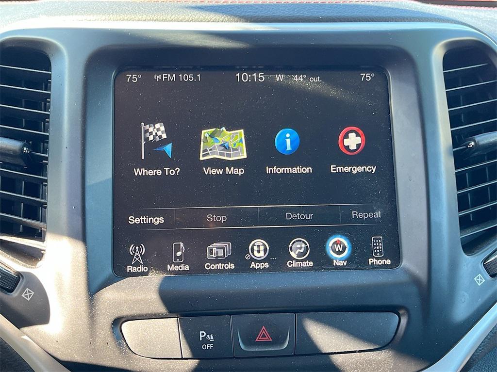 used 2017 Jeep Cherokee car, priced at $14,474