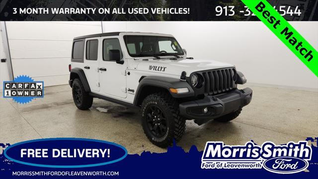 used 2021 Jeep Wrangler car, priced at $24,475