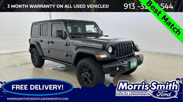 used 2021 Jeep Wrangler Unlimited car, priced at $27,994