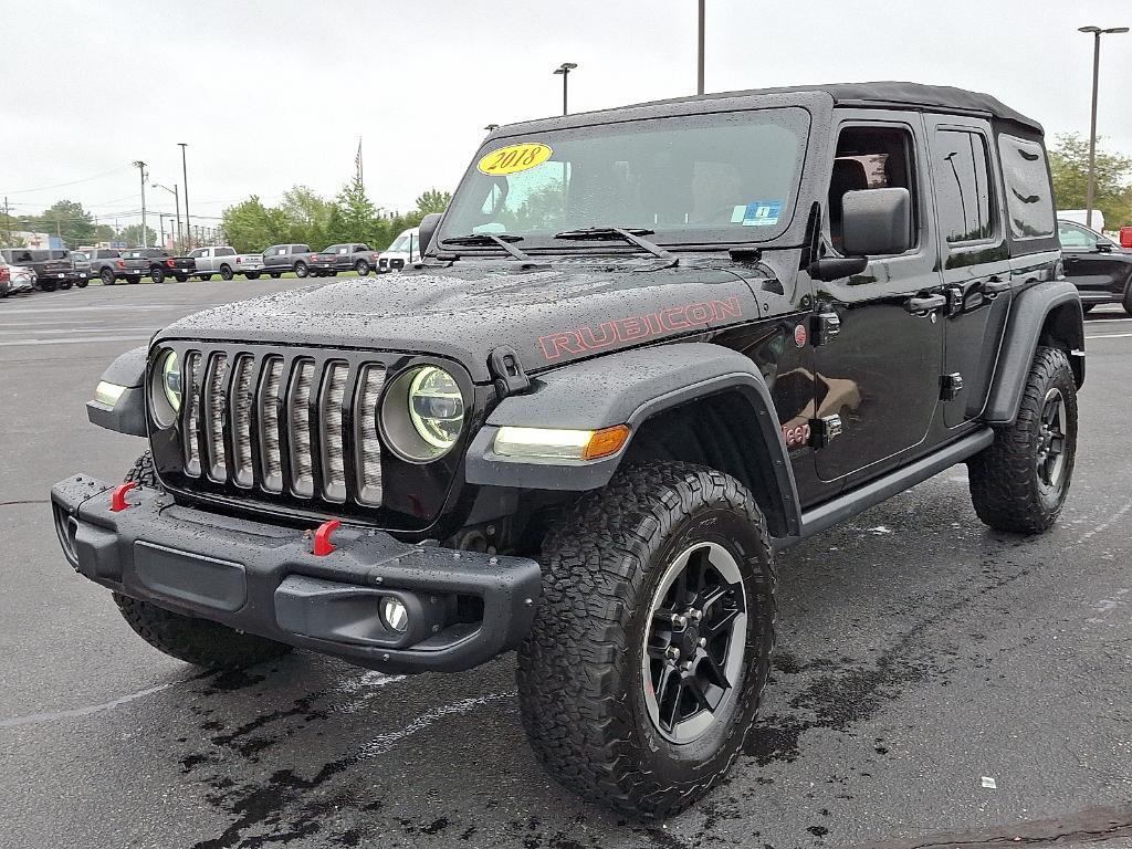 used 2018 Jeep Wrangler Unlimited car, priced at $24,590