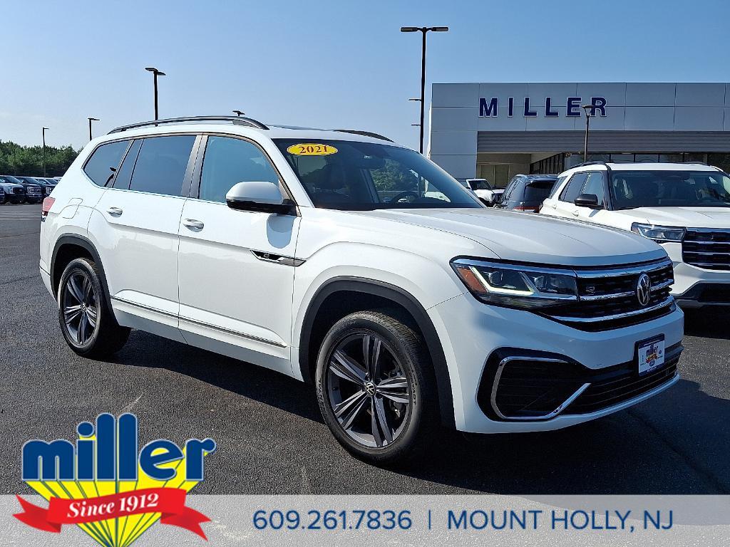 used 2021 Volkswagen Atlas car, priced at $29,590
