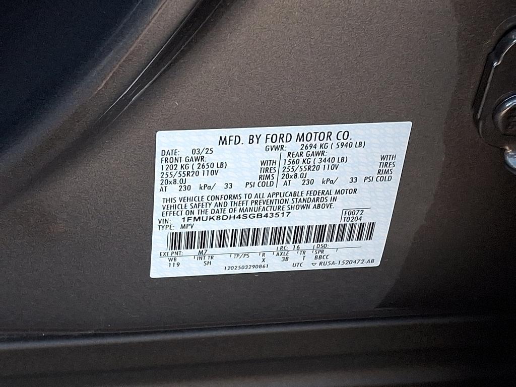 new 2025 Ford Explorer car, priced at $48,205