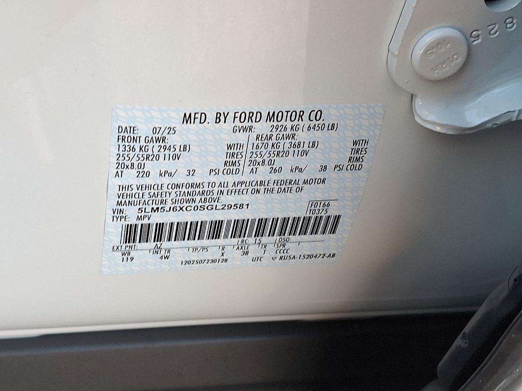 new 2025 Lincoln Aviator car, priced at $64,240