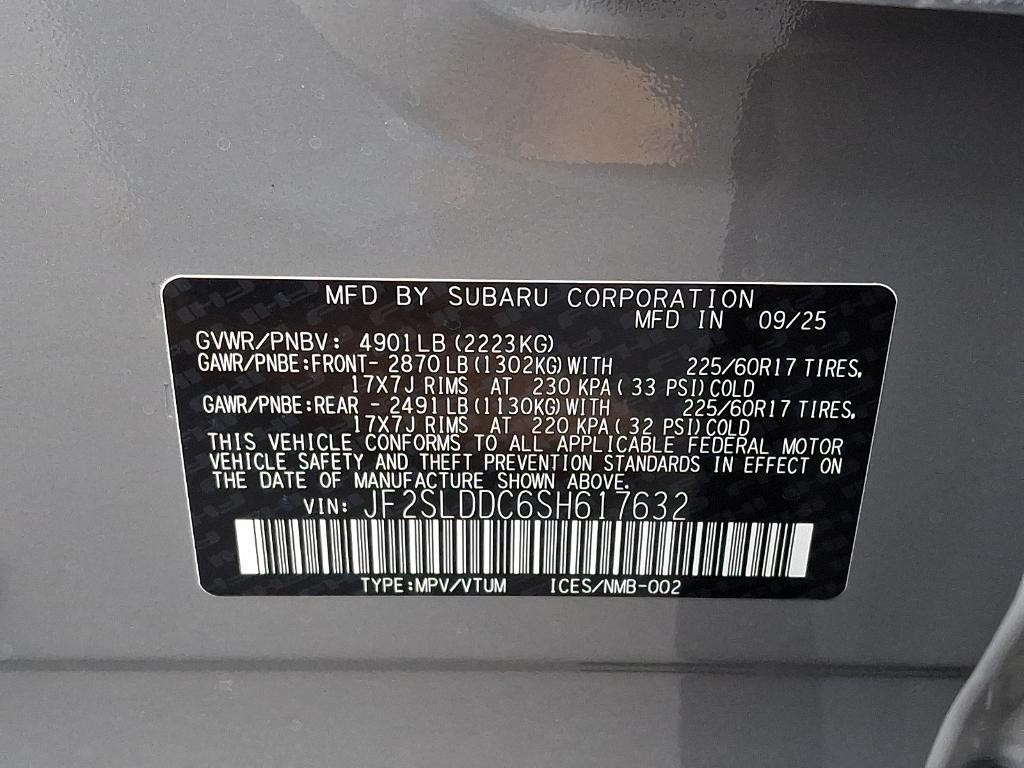 new 2025 Subaru Forester car, priced at $37,435