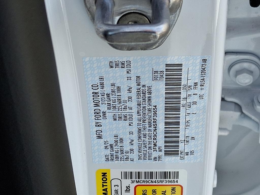 new 2025 Ford Bronco Sport car, priced at $38,490