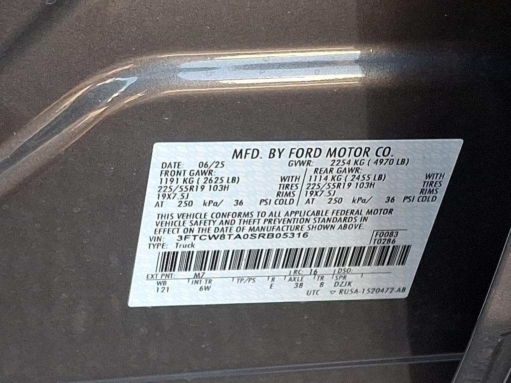 new 2025 Ford Maverick car, priced at $37,725