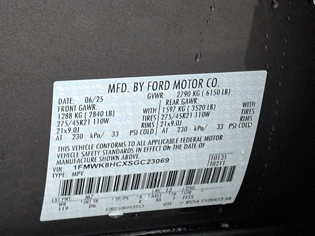 new 2025 Ford Explorer car, priced at $60,710
