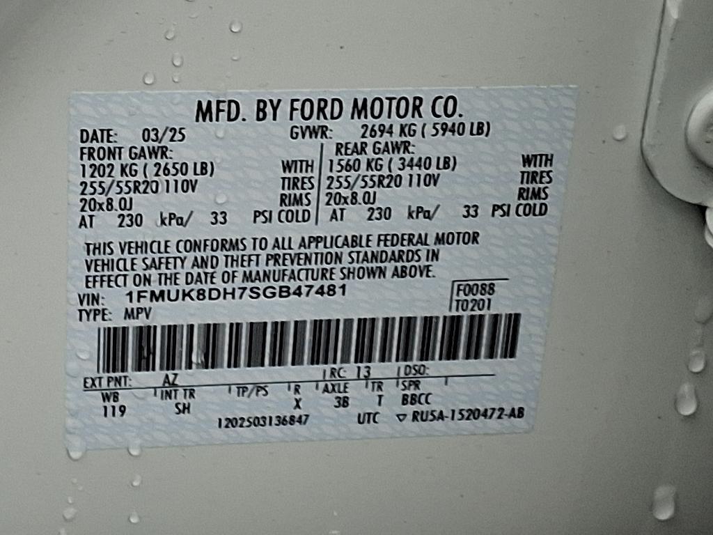 new 2025 Ford Explorer car, priced at $50,895