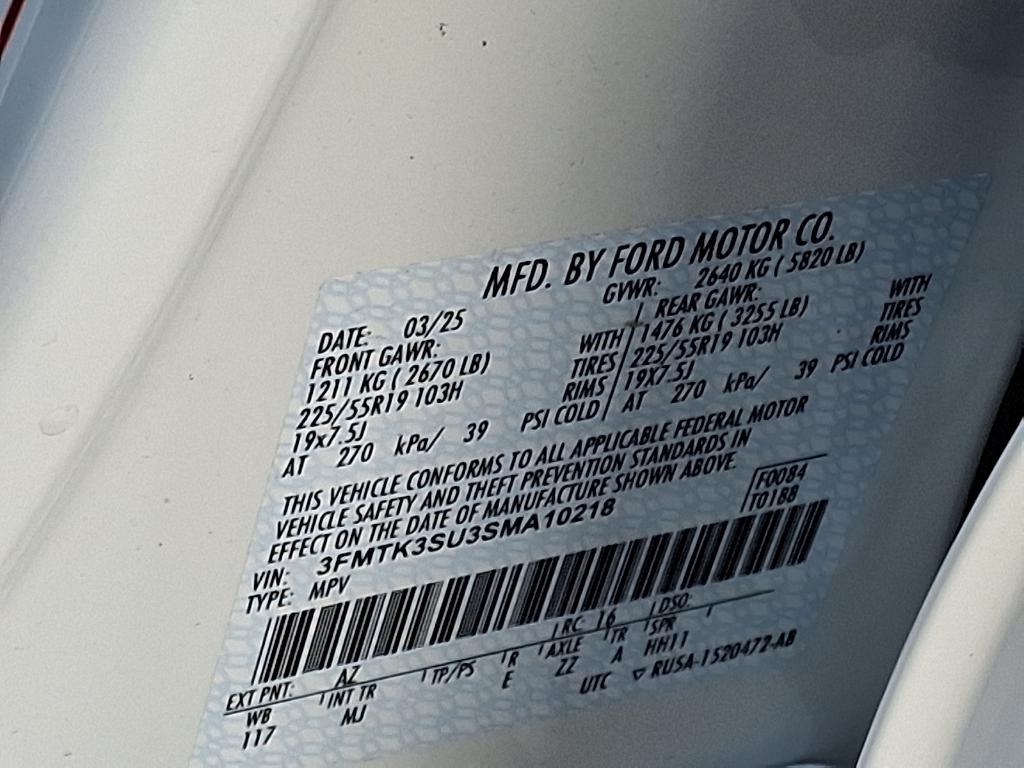 new 2025 Ford Mustang Mach-E car, priced at $55,675