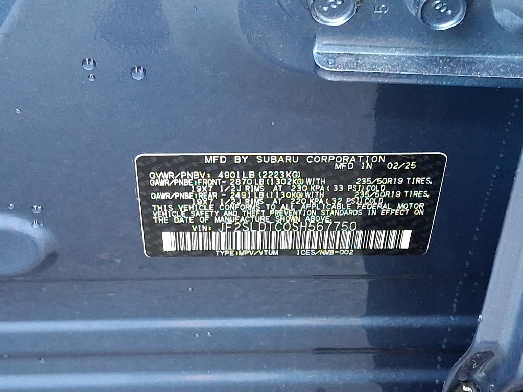 new 2025 Subaru Forester car, priced at $42,719