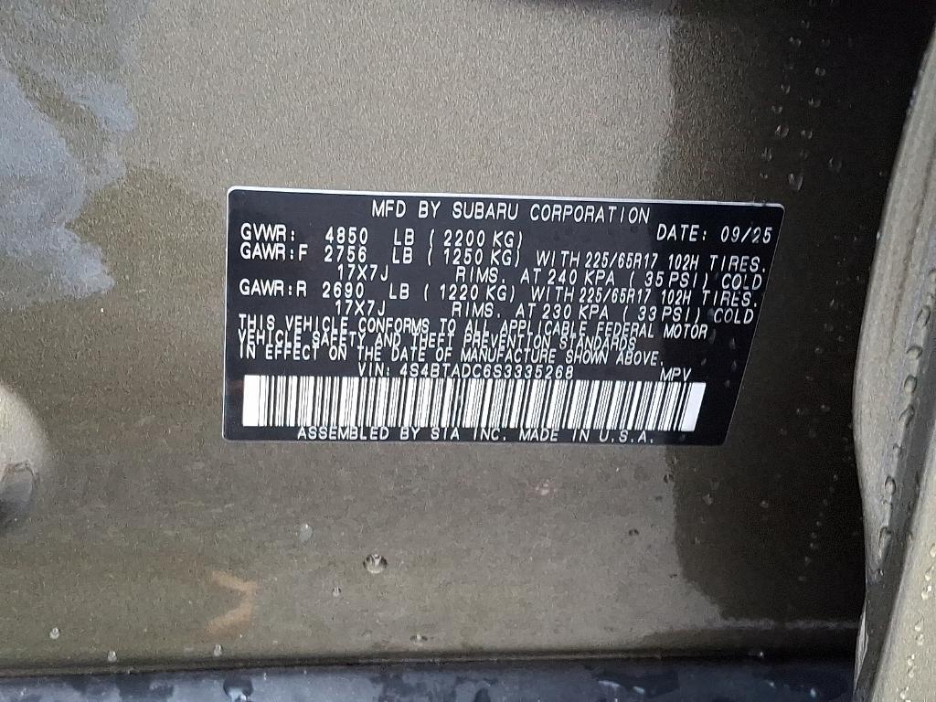 new 2025 Subaru Outback car, priced at $36,984