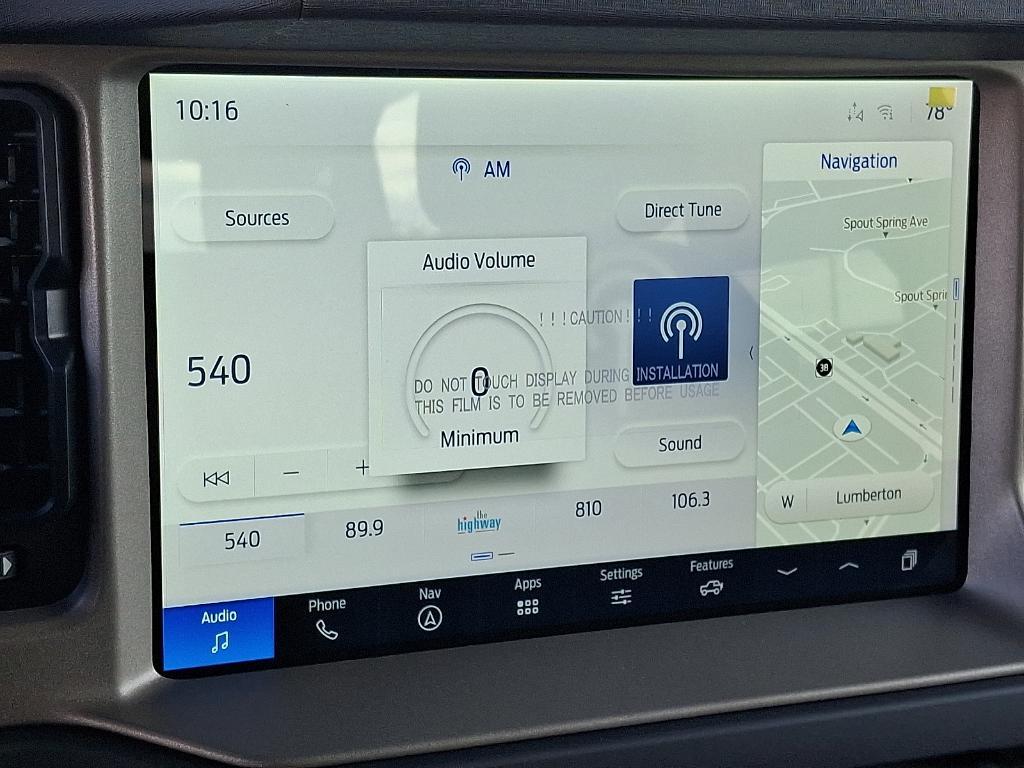 new 2025 Ford Bronco car, priced at $52,225