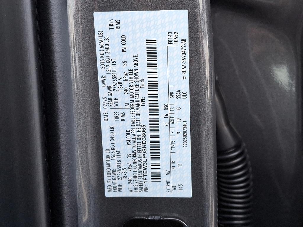new 2025 Ford F-150 car, priced at $59,315
