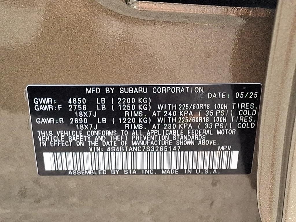 new 2025 Subaru Outback car, priced at $42,275