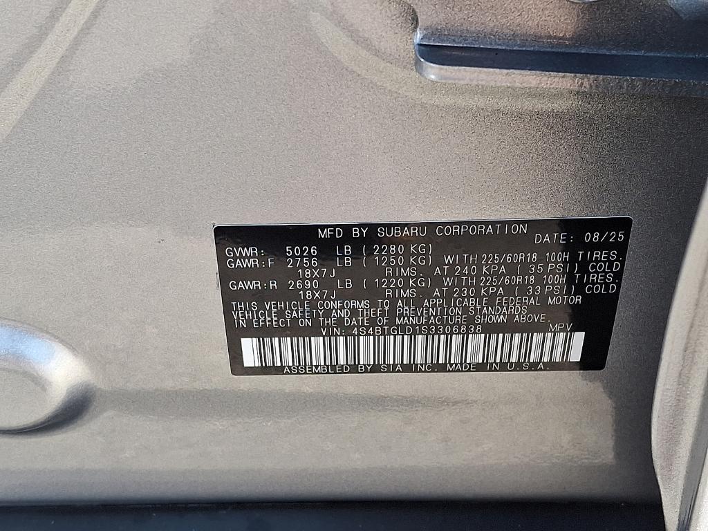 new 2025 Subaru Outback car, priced at $44,052