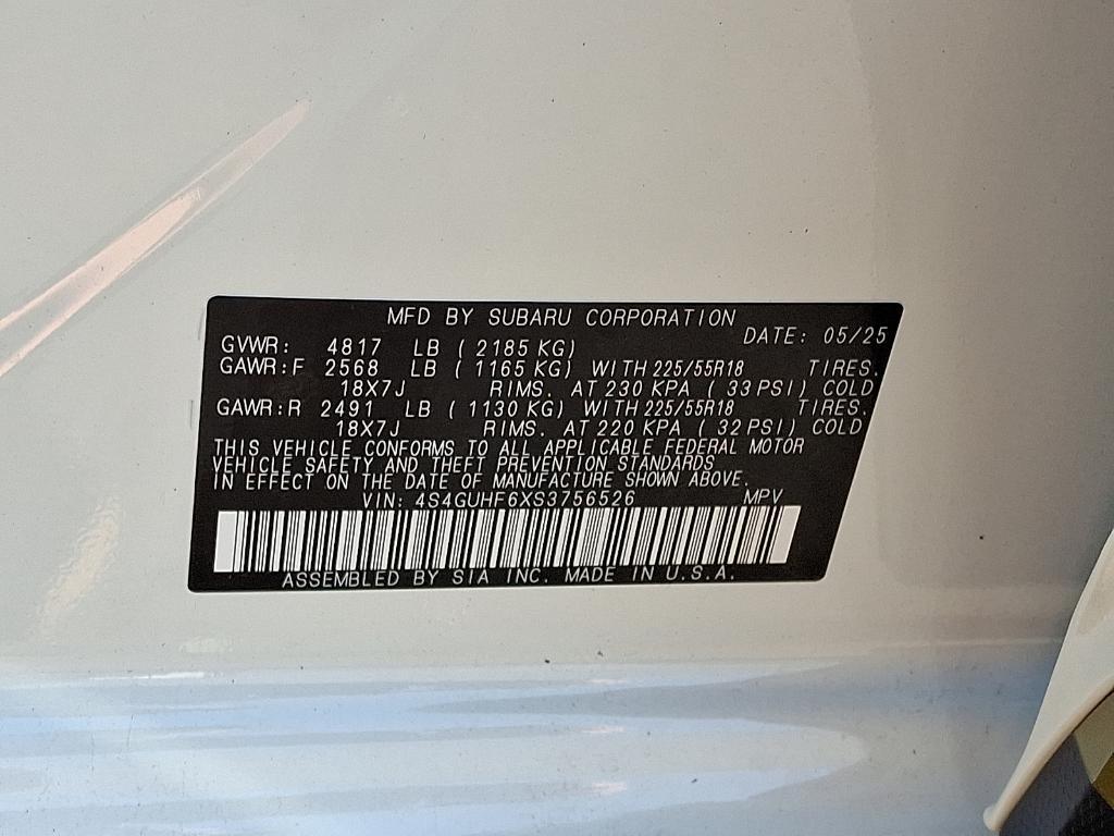 new 2025 Subaru Crosstrek car, priced at $32,781