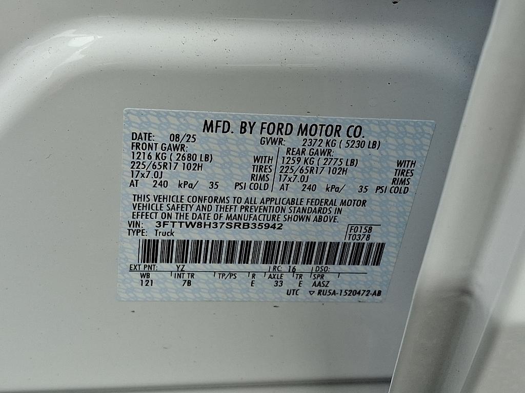 new 2025 Ford Maverick car, priced at $35,025