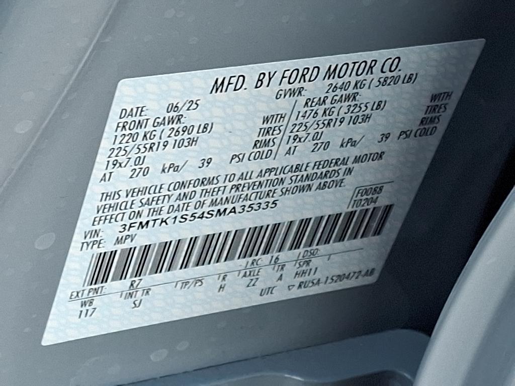 new 2025 Ford Mustang Mach-E car, priced at $46,085