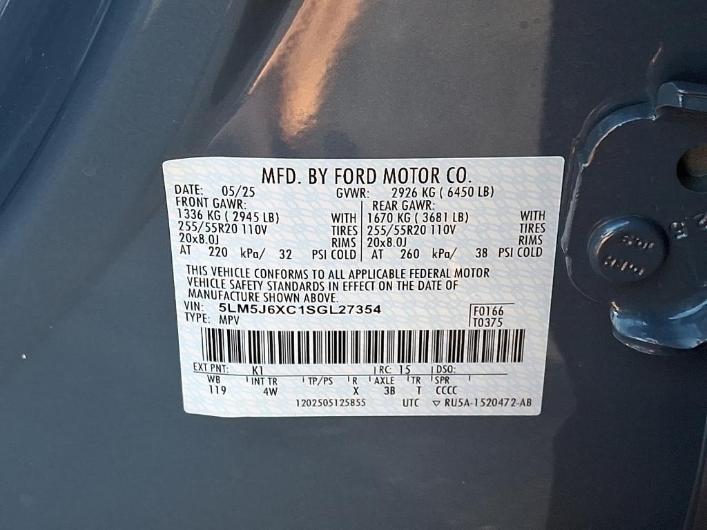 new 2025 Lincoln Aviator car, priced at $63,840