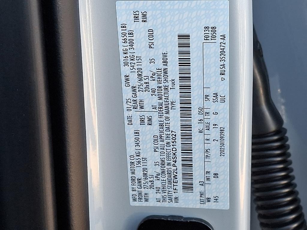 new 2025 Ford F-150 car, priced at $54,040