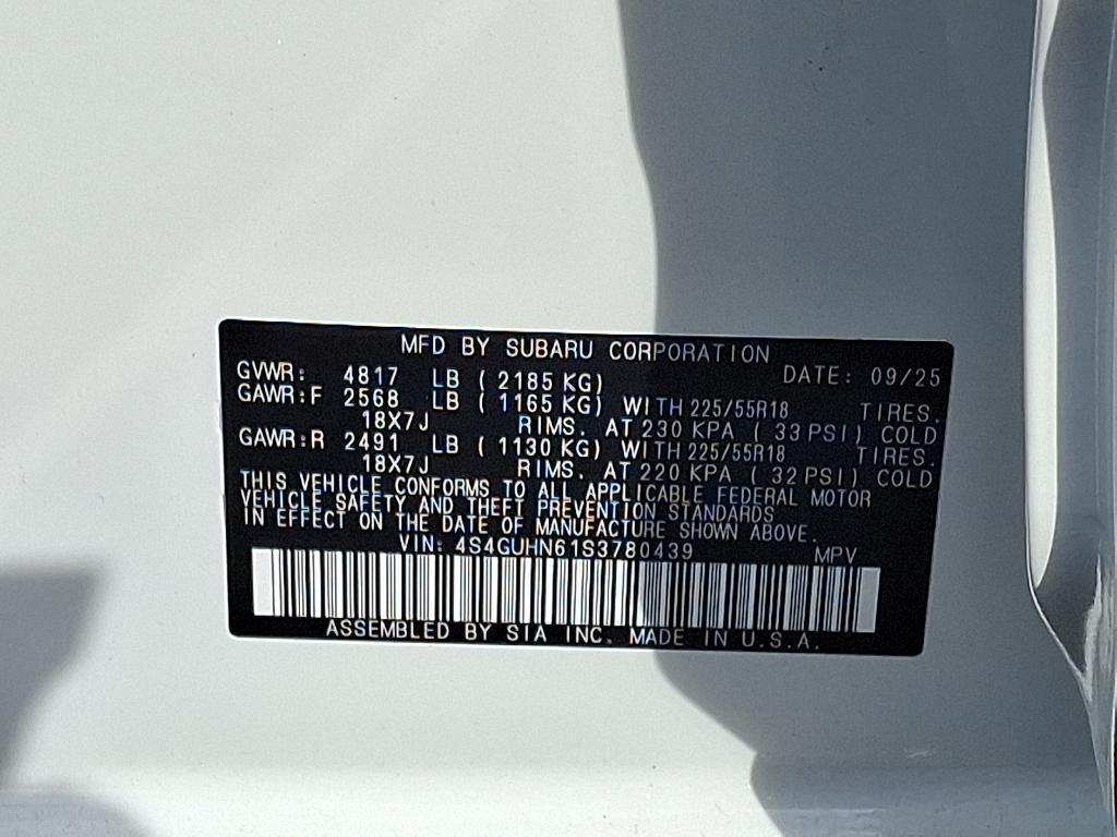 new 2025 Subaru Crosstrek car, priced at $37,353