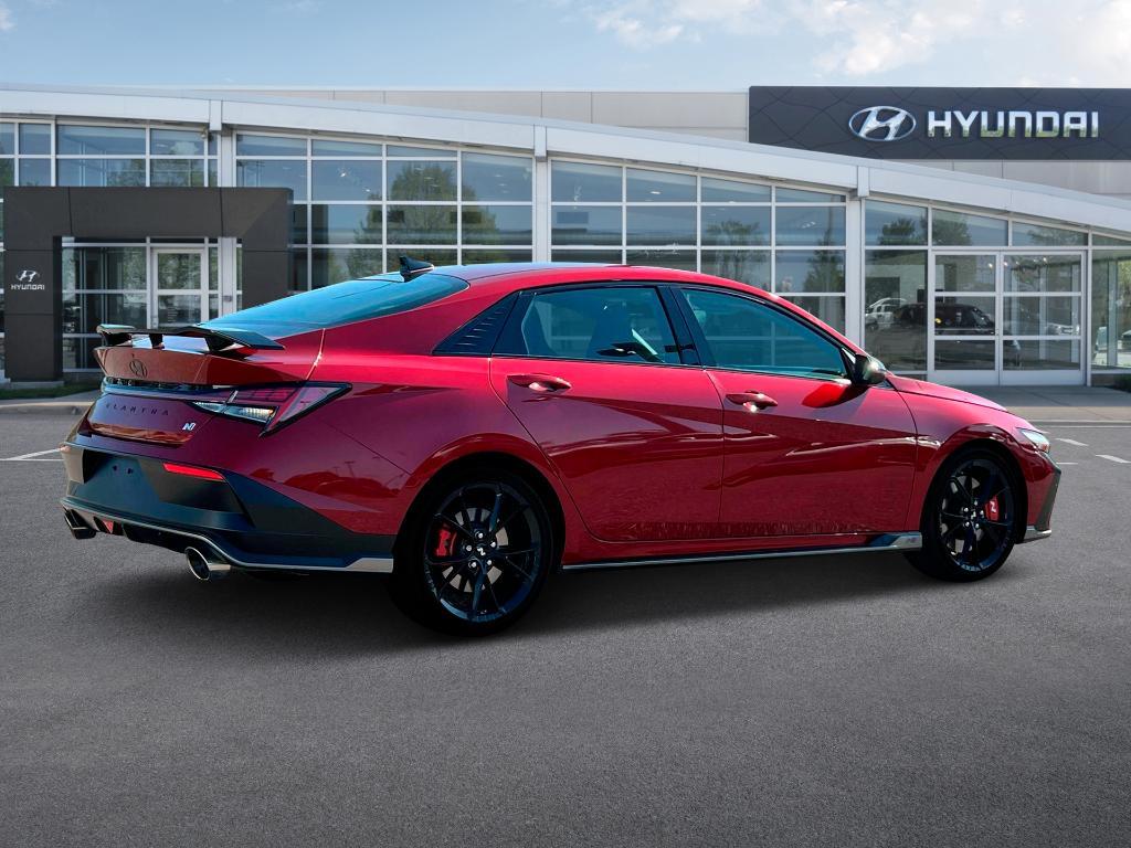 new 2025 Hyundai Elantra N car, priced at $35,810