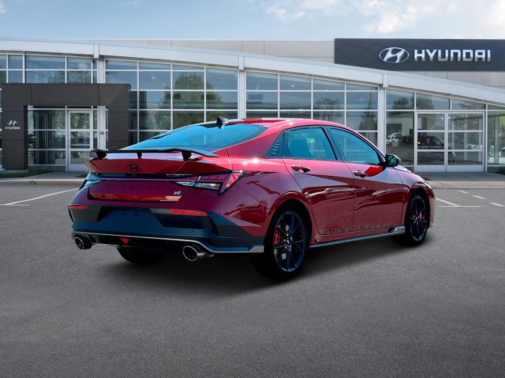 new 2025 Hyundai Elantra N car, priced at $35,810