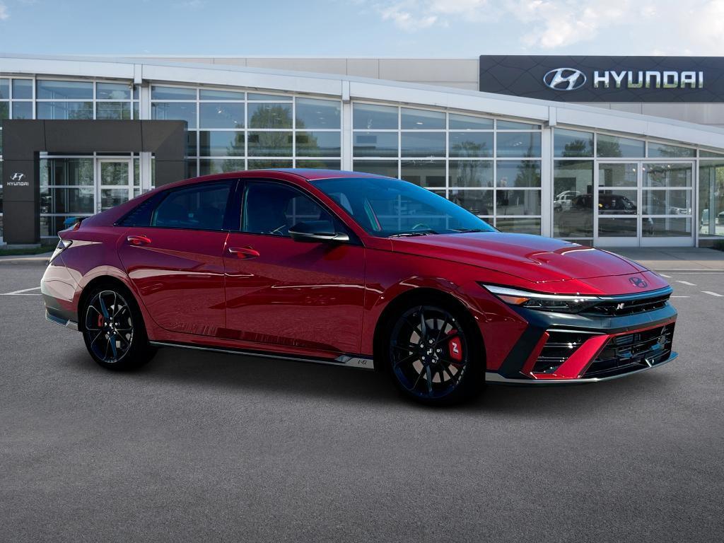 new 2025 Hyundai Elantra N car, priced at $35,810