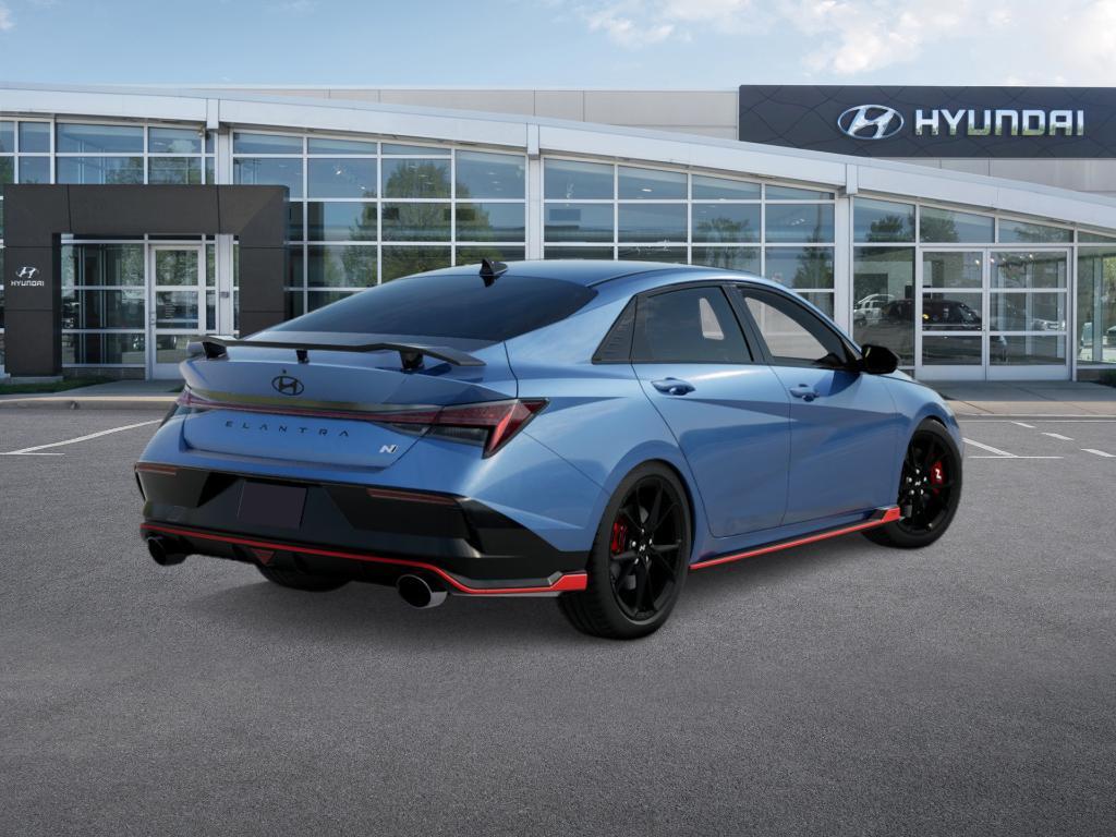 new 2025 Hyundai Elantra N car, priced at $37,275