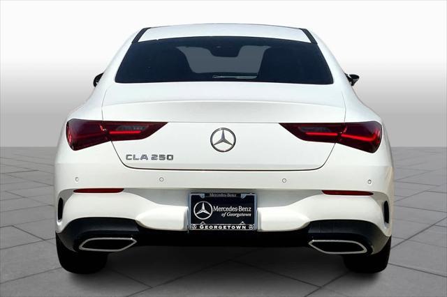 new 2025 Mercedes-Benz CLA 250 car, priced at $55,215