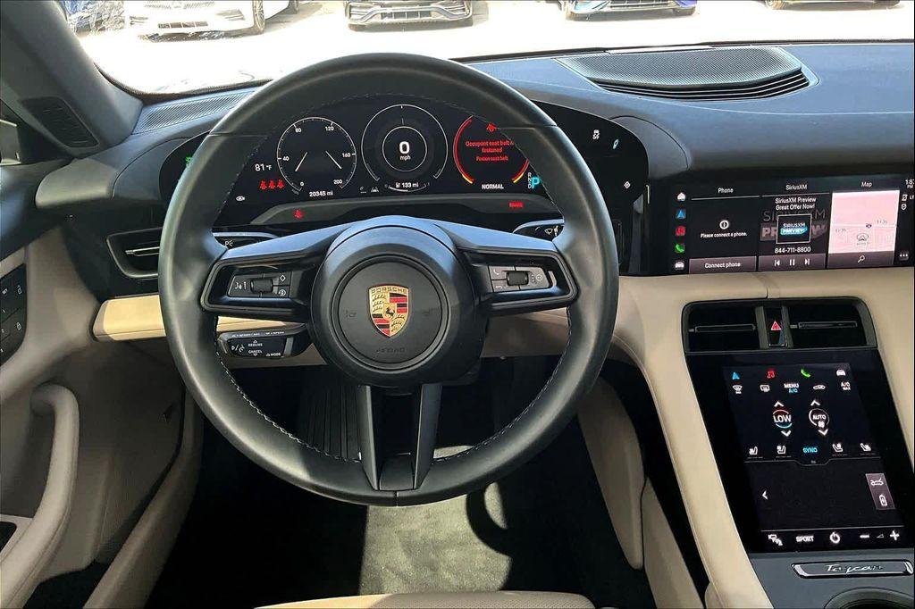 used 2022 Porsche Taycan car, priced at $57,889